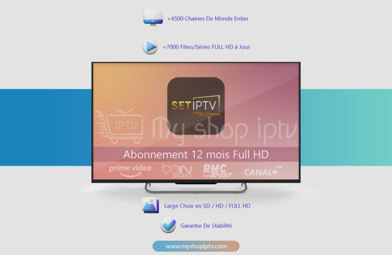 set iptv 12 mois
