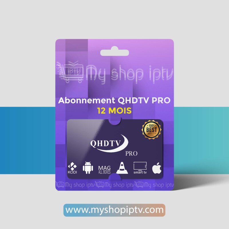 abonnement QHDTV PRO 12 mois