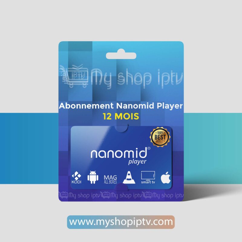 abonnement nanomid player 12 mois