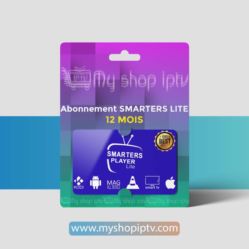 abonnement smarters player lite 12 mois